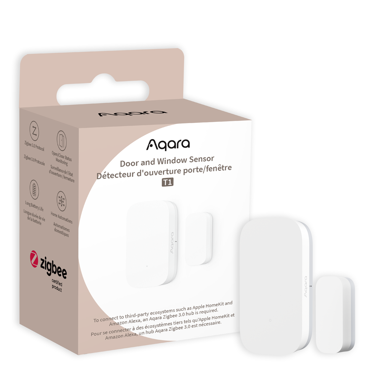 حساس فتح الأبواب والنوافذ أكارا T1 (Zigbee 3.0)