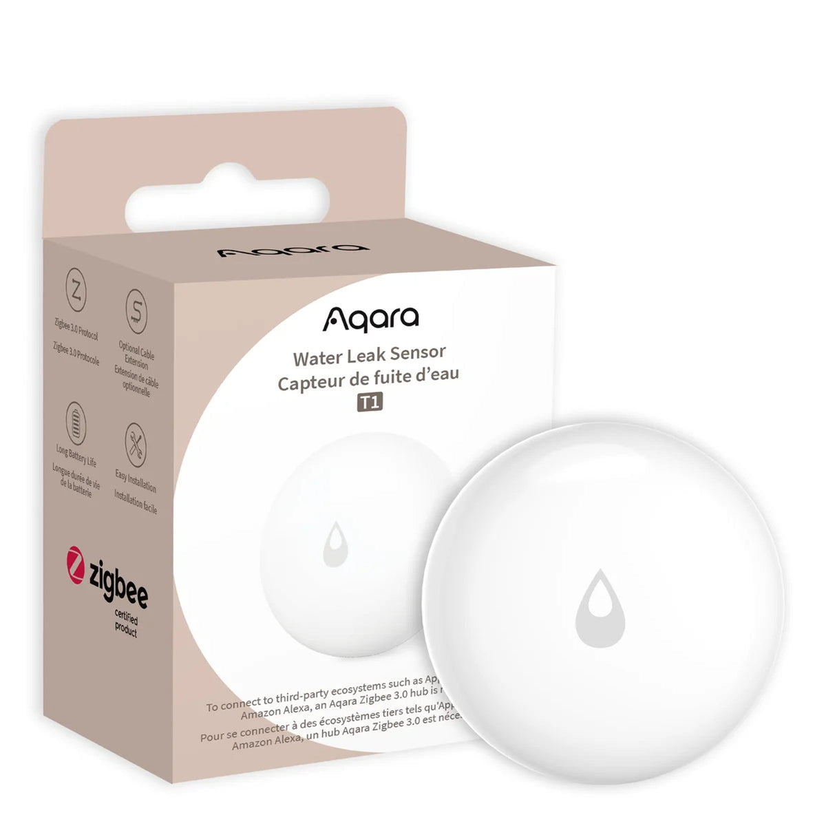 حساس تسرب المياه أكارا T1 (Zigbee 3.0، IP67)